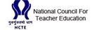 NCTE : National Council For Teacher Education